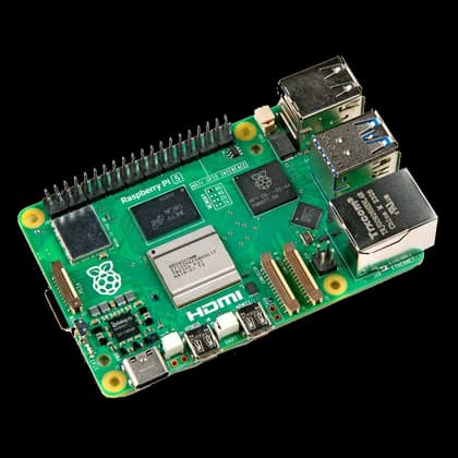 A Raspberry Pi 5.