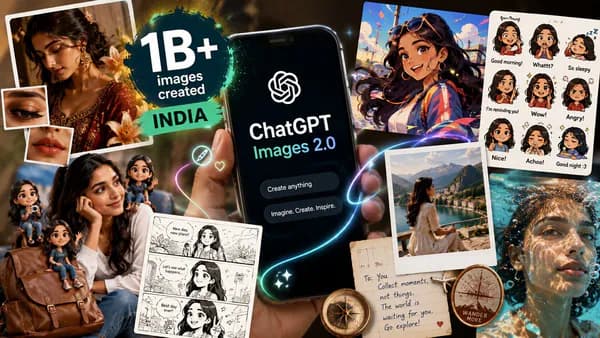 ChatGPT Images 2.0 was used to generate over a 1 billion images in India in the last month