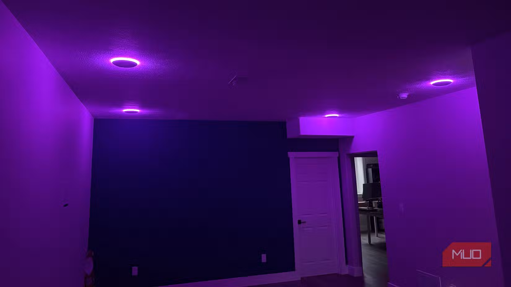4 lumary can lights only rgbai ring light on purple