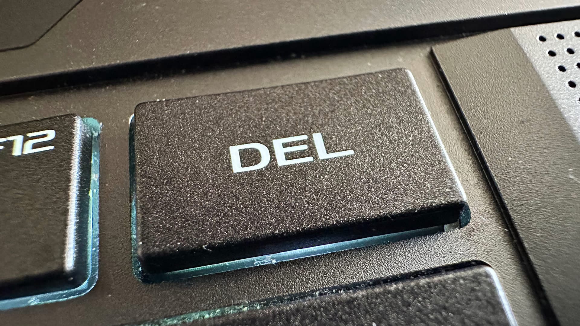 A delete key today