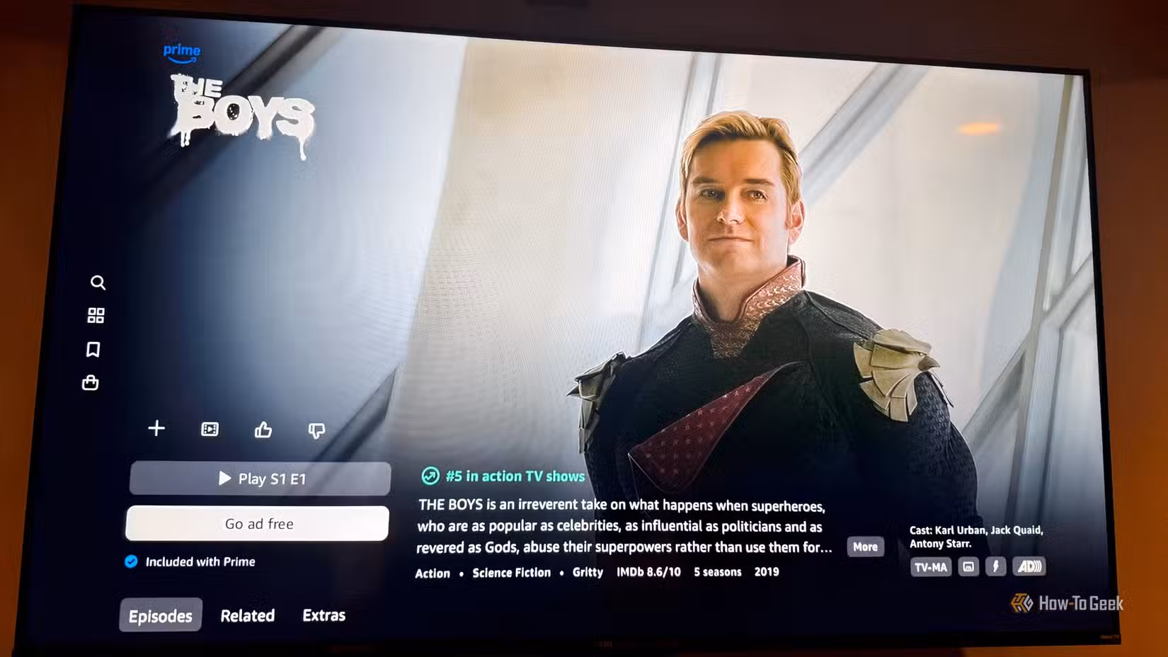 The Boys on Prime Video.