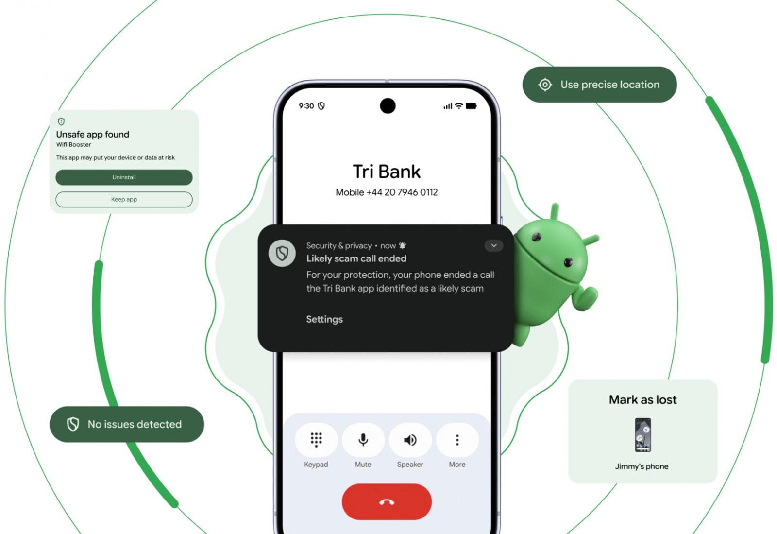 Terminating a scam call