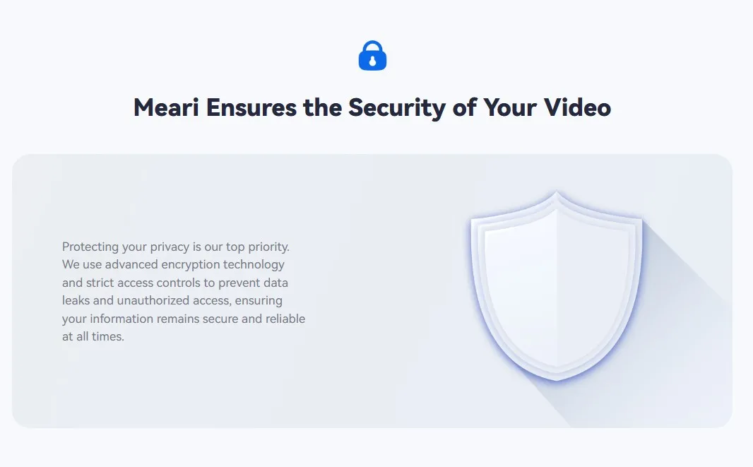 Meari’s public claim of “advanced encryption technology” and “strict access controls” seems laughable now.