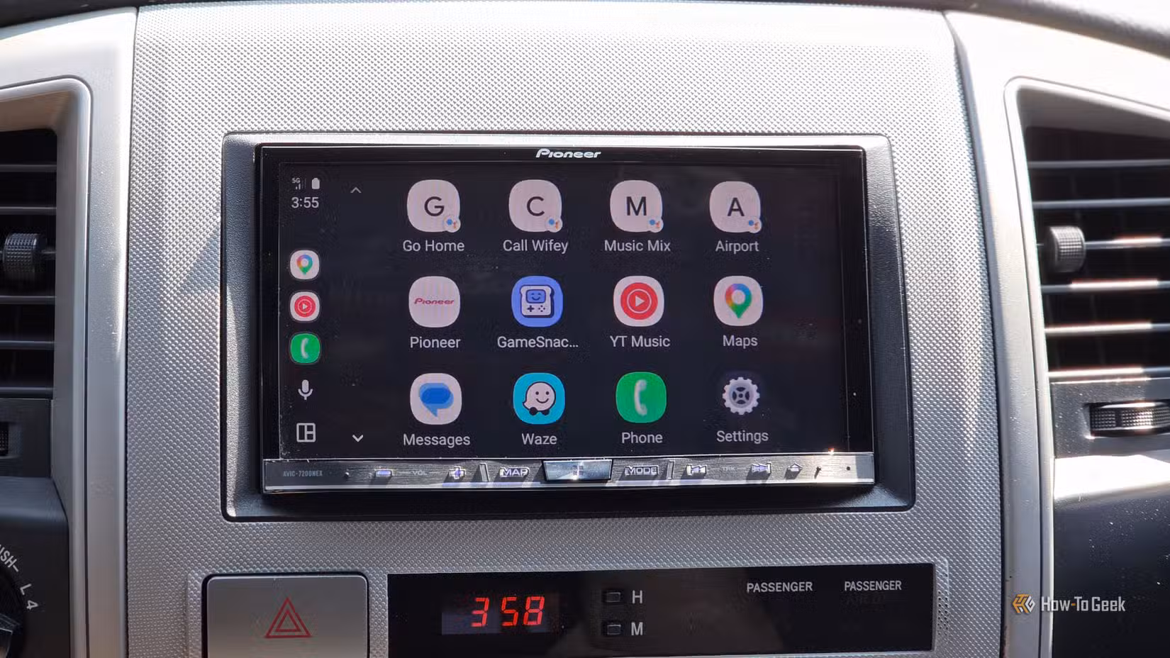 Android Auto shortcuts.