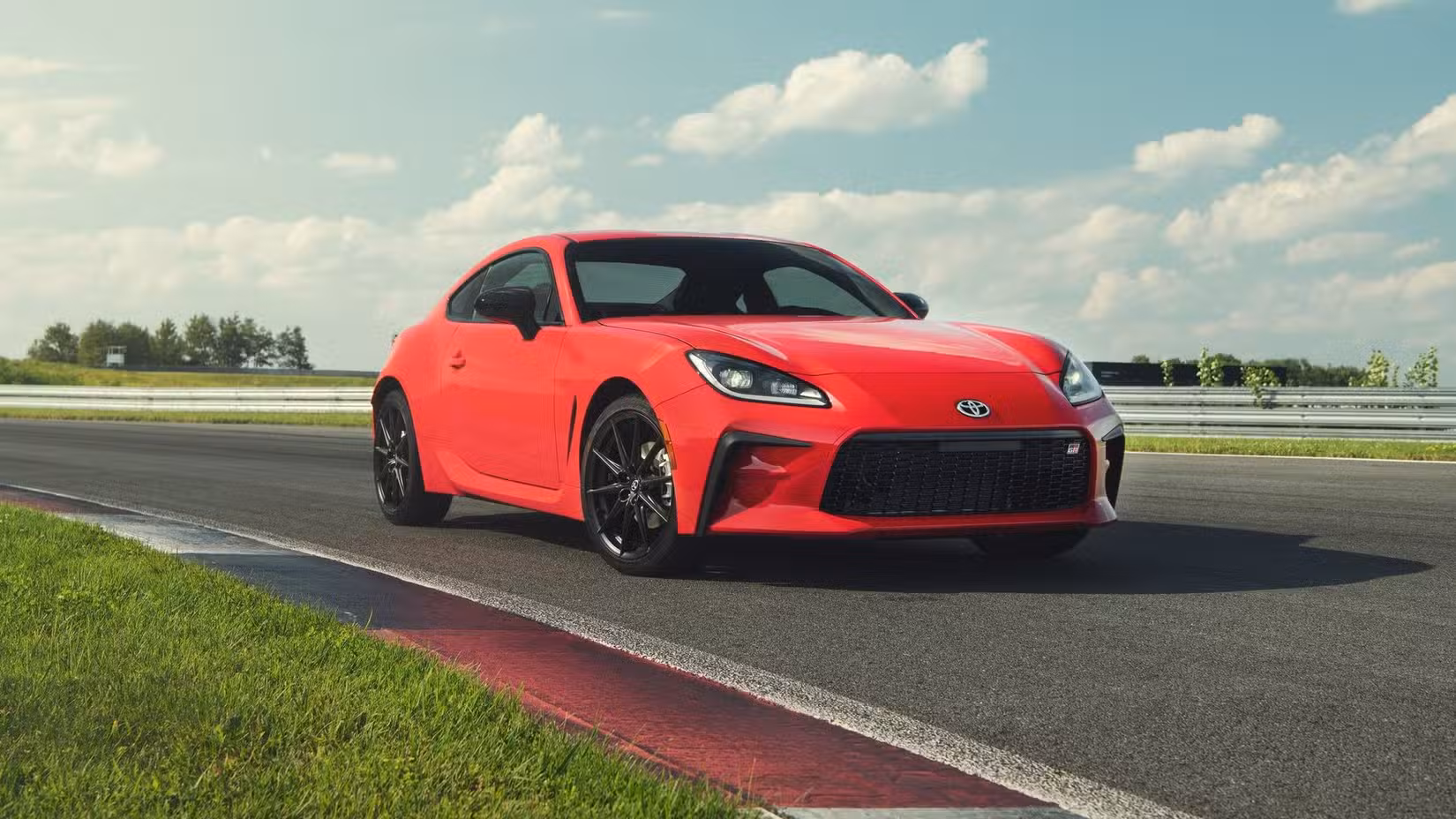 Front 3/4 shot of a 2022 Toyota GR86