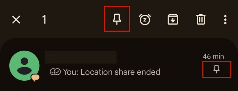Pin messages in Google Messages.