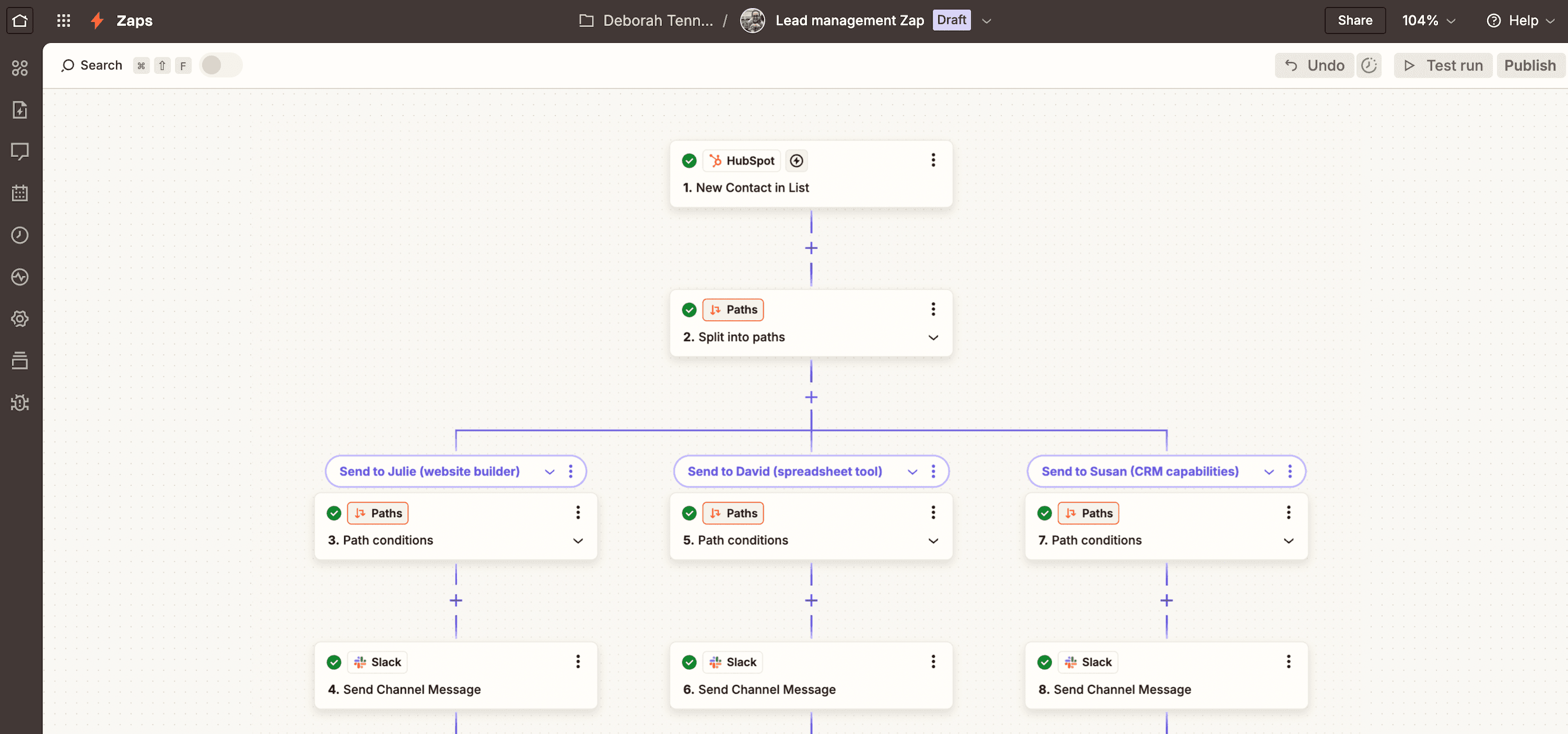 Zapier, our pick for the best ServiceNow alternative for AI orchestration
