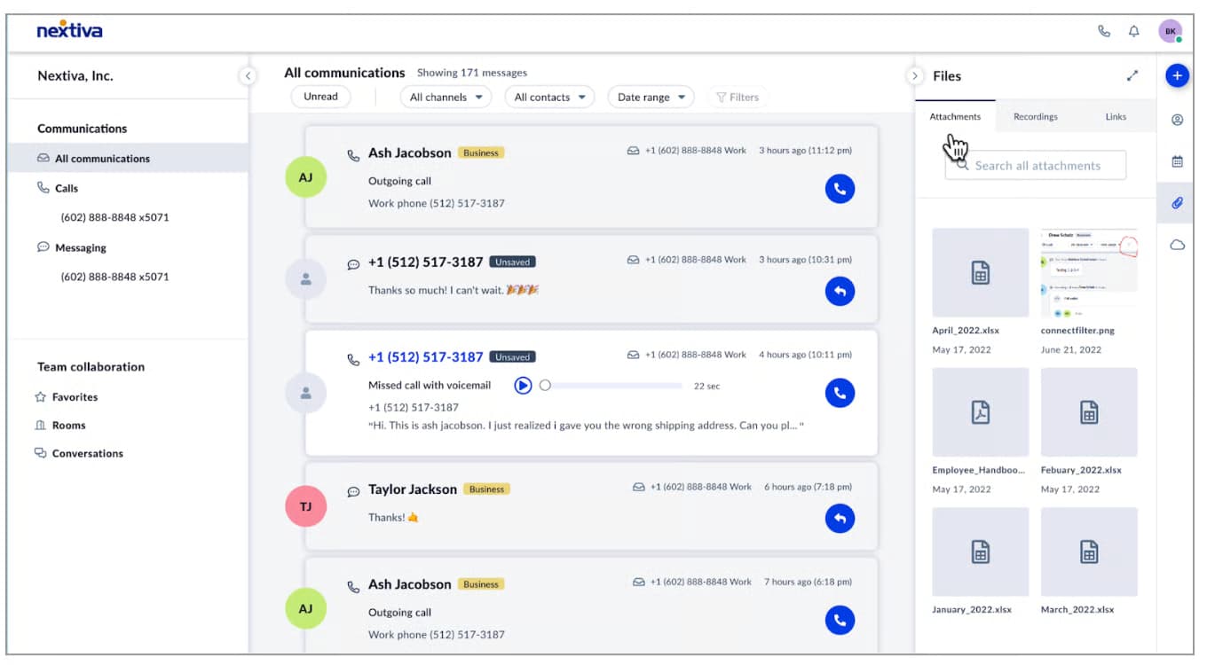 Nextiva, our pick for the best ServiceNow alternative for VoIP