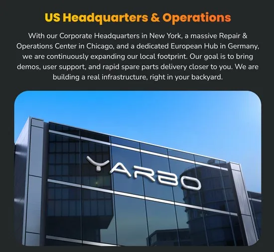 In a Kickstarter campaign, Yarbo claims to be headquartered in New York…