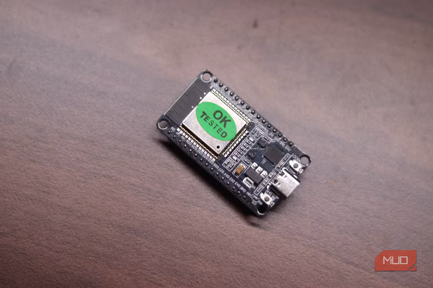 ESP32 top view.