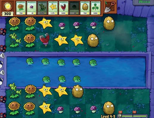 Plants vs. Zombies backyard strategy