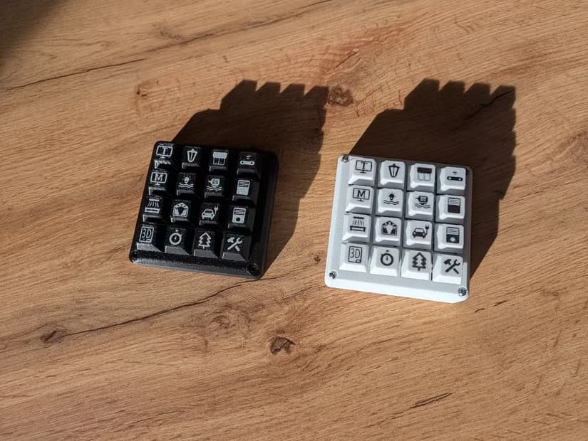 Zigbee macropad powered by ESP32 by StaRky_FR on Printables.