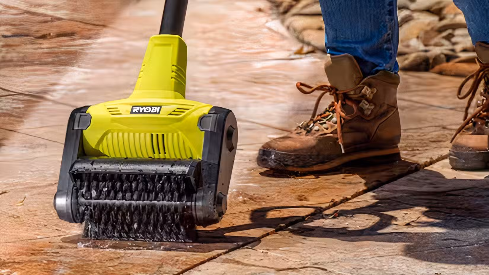 Ryobi cordless sweeper brush