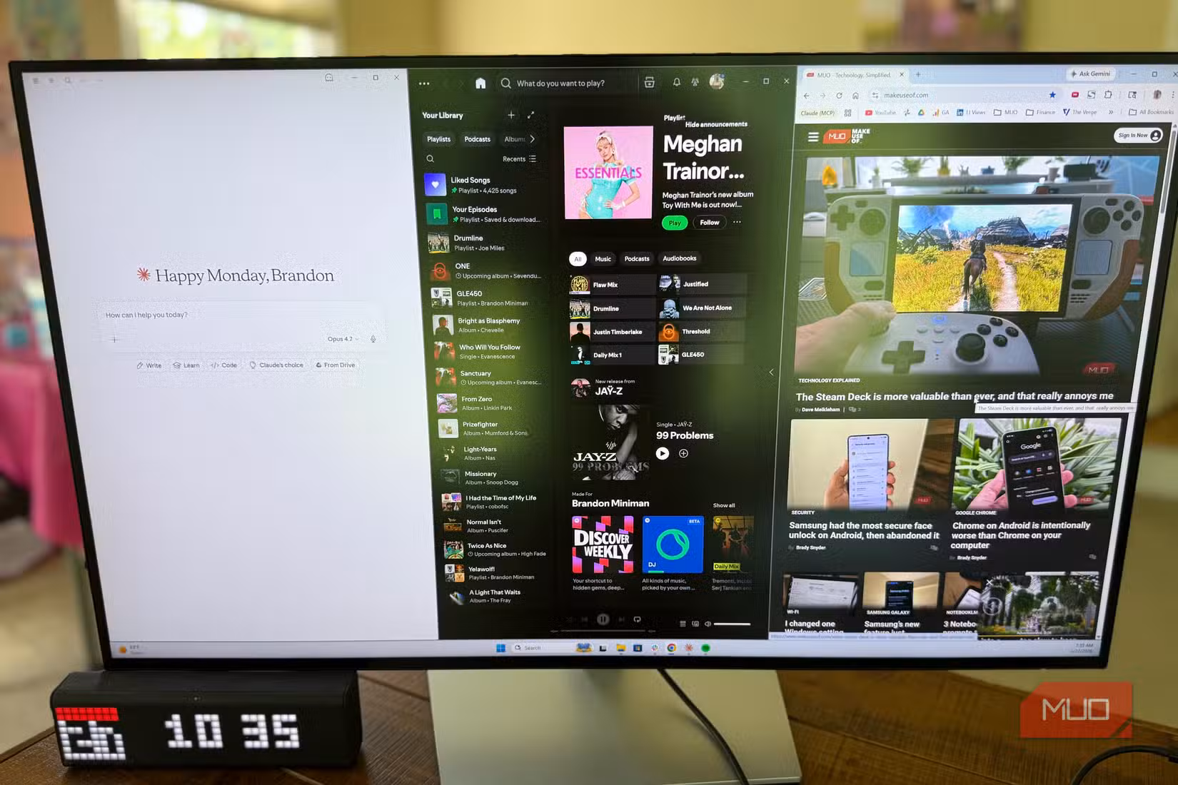 windows 11 layouts external monitor
