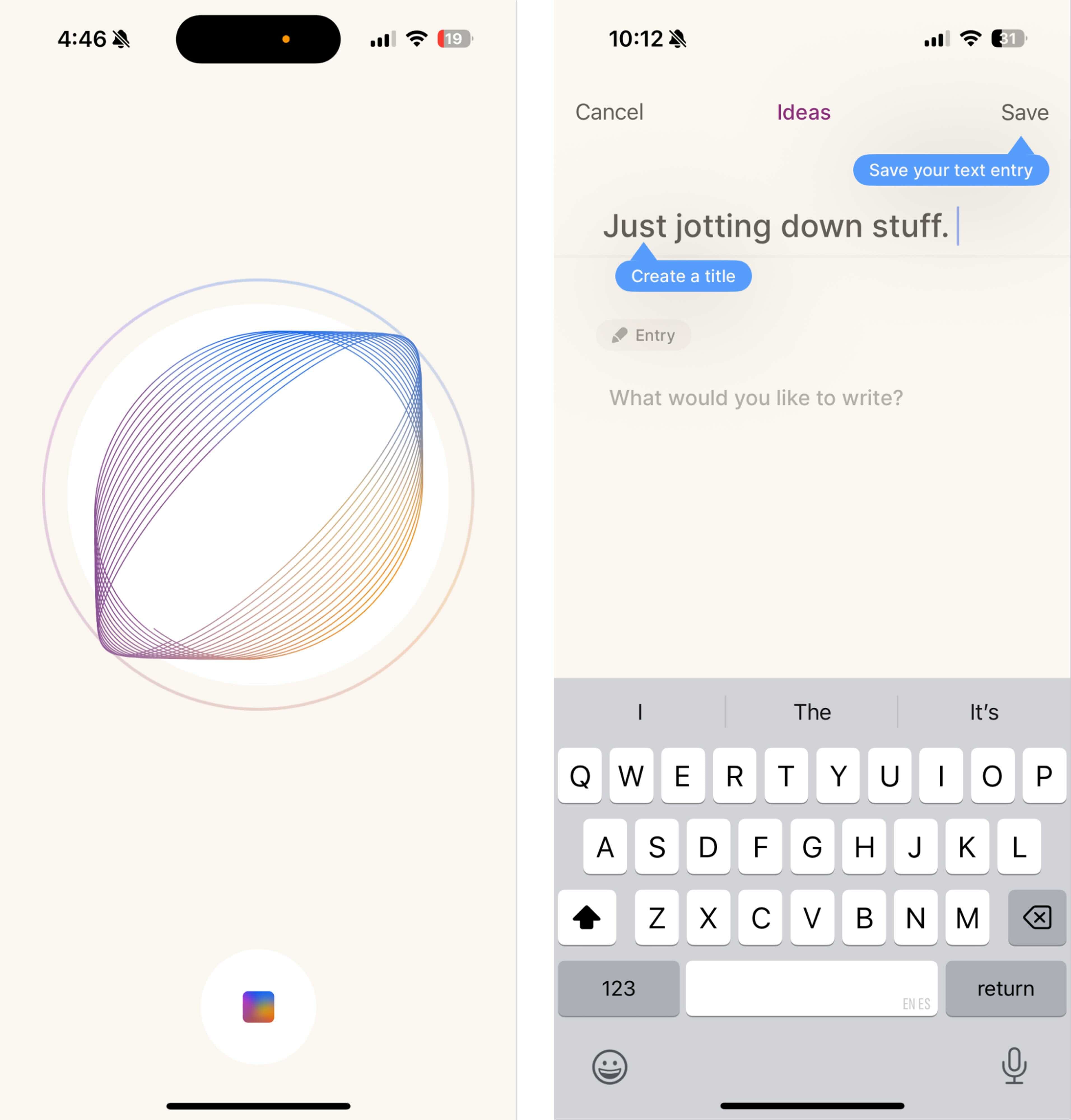 CocoonWeaver, our pick for the best iPhone recording app for organizing audio notes