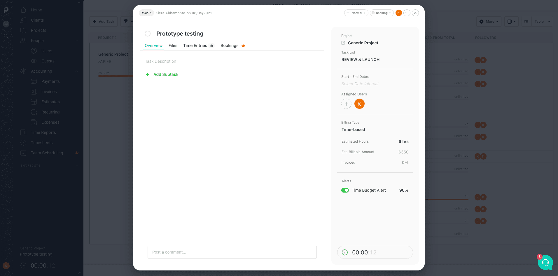Paymo, our pick for the best Trello alternative for freelancers and small agency teams.