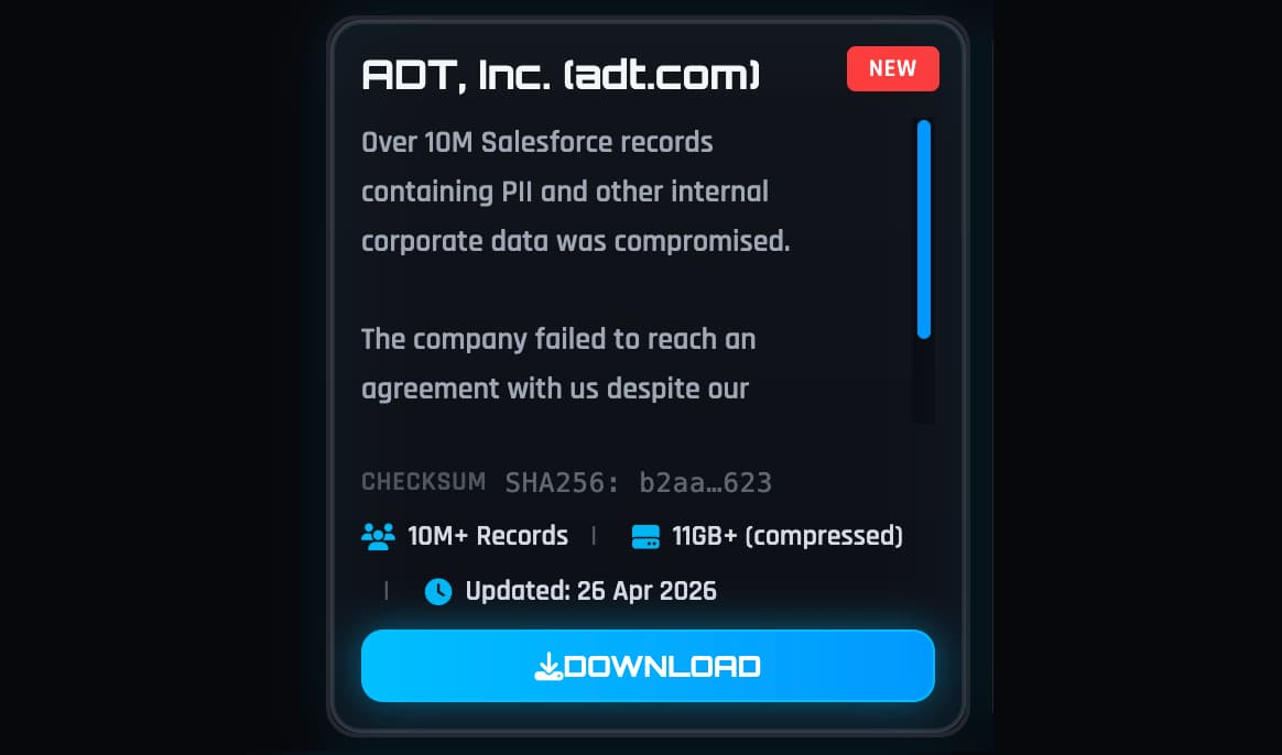 ADT on ShinyHunters