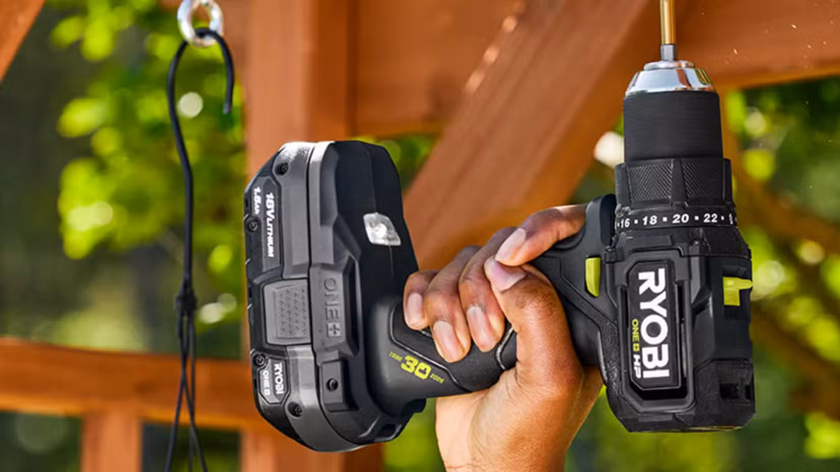 Ryobi black 30th anniversary tool