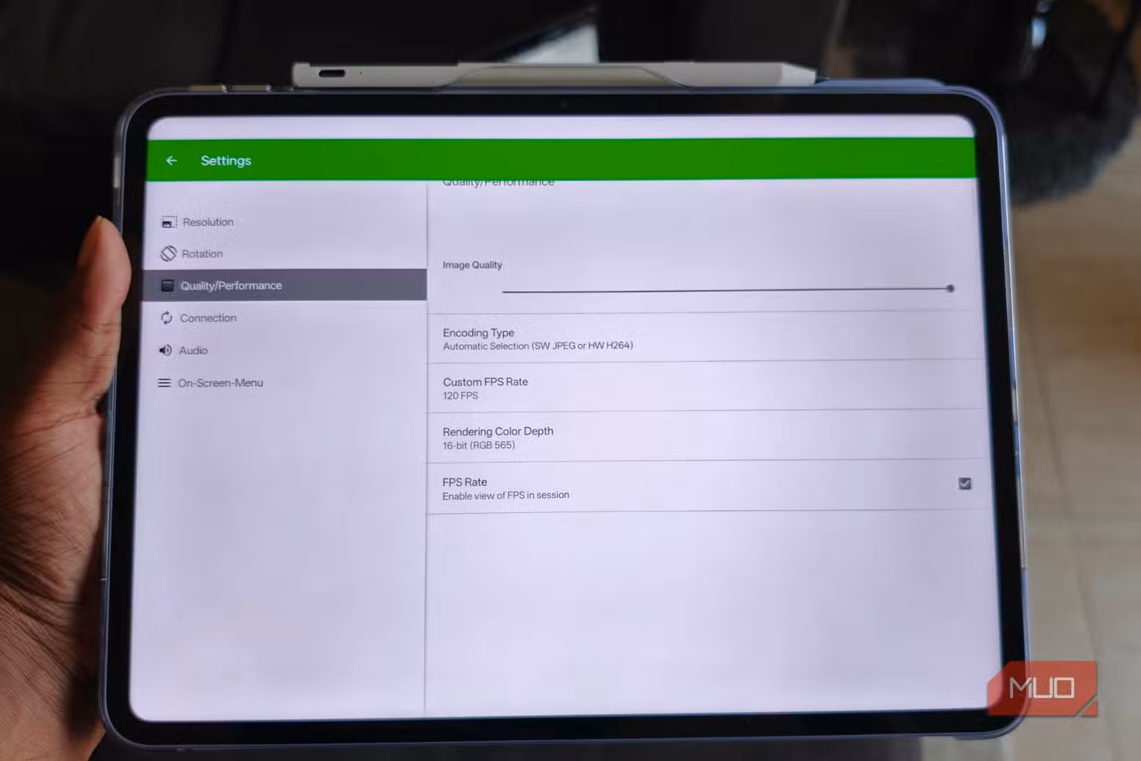 Quality and performance on spacedesk app