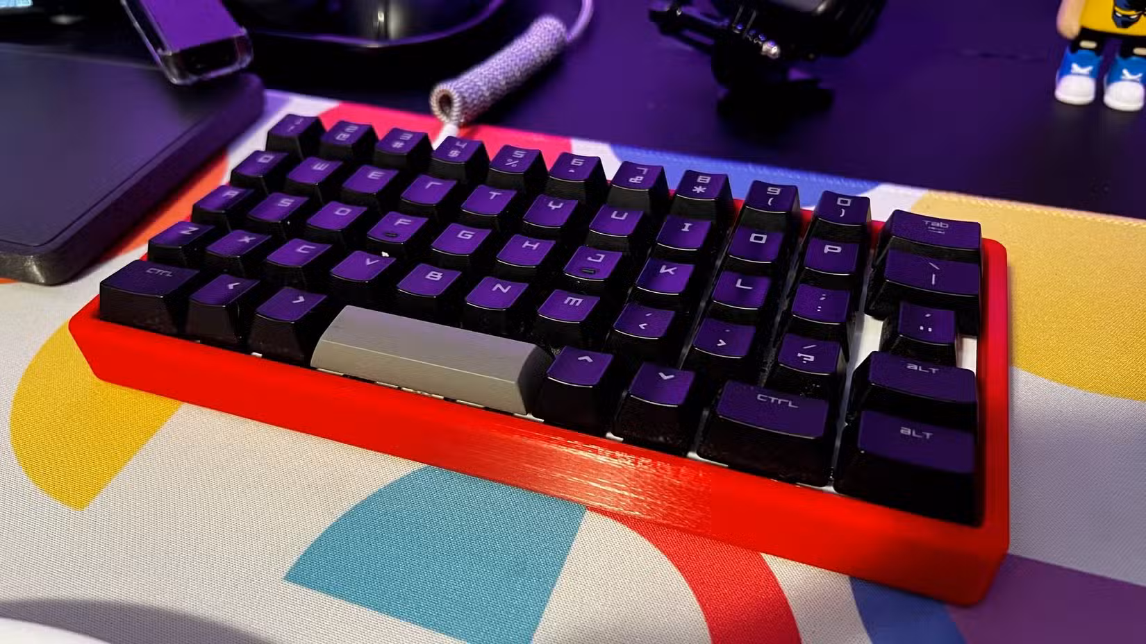 ScottoStarter 3D-printed keyboard by Joe Scotto of ScottoKeebs.com.
