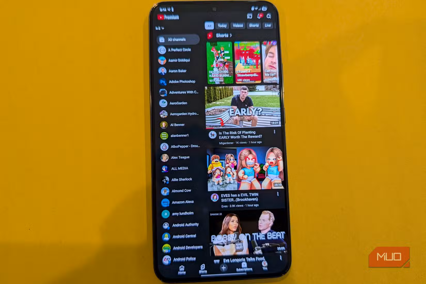 two column youtube layout