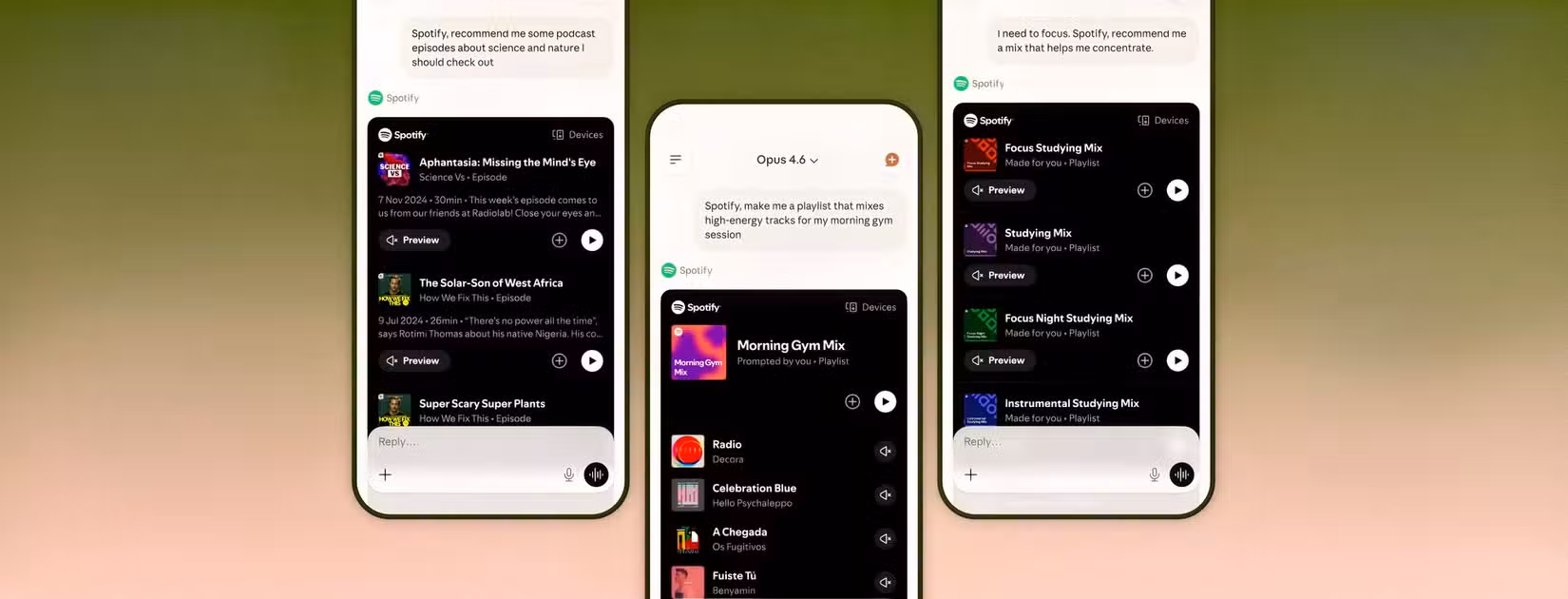 Claude and Spotify integration