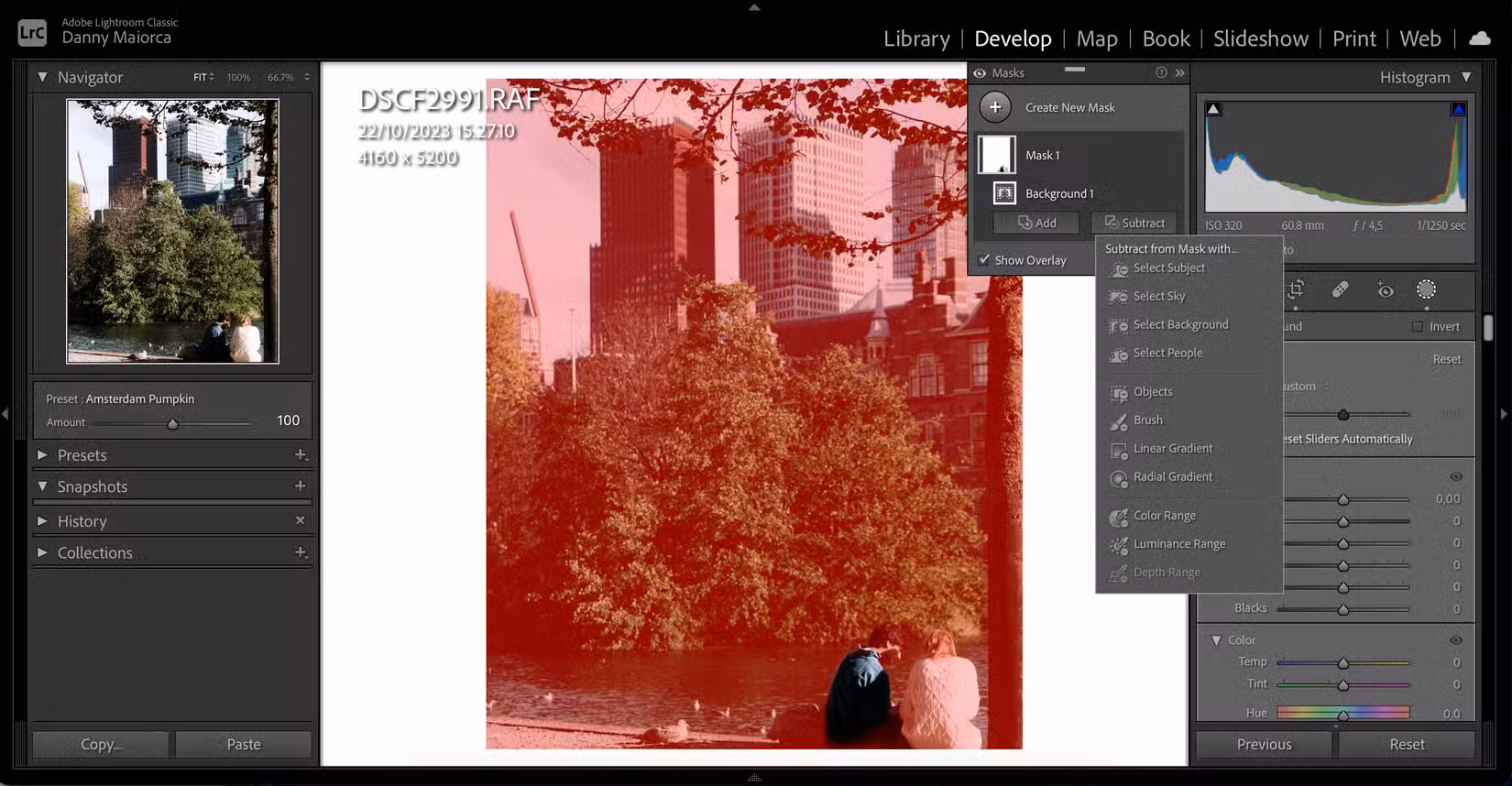 The Mask Subtraction Feature in Adobe Lightroom
