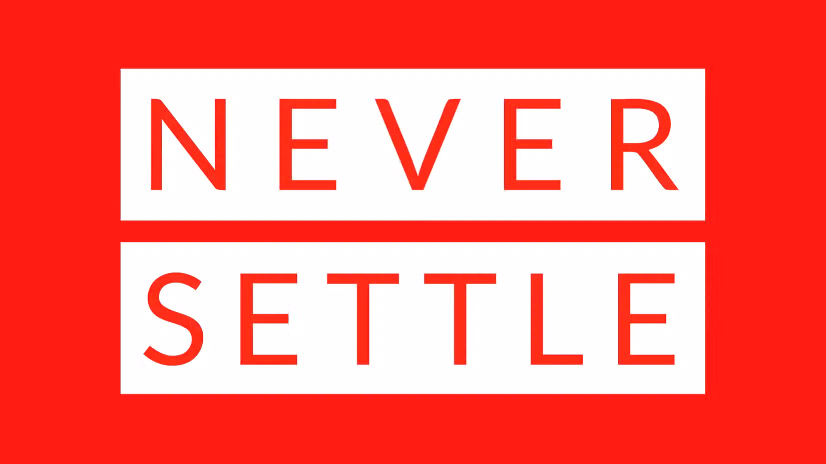 oneplus never settle