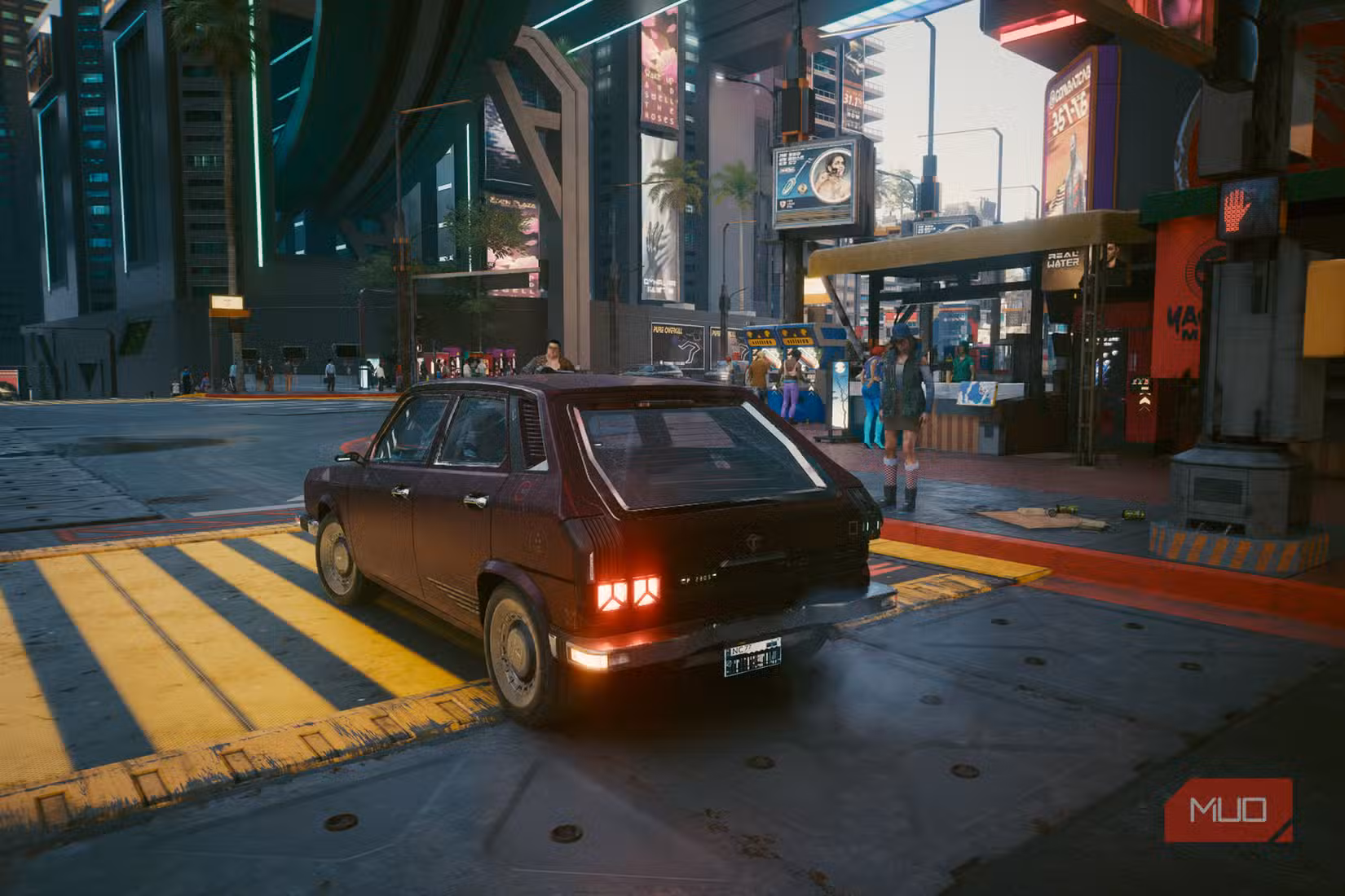 Cyberpunk 2077 with all graphical settings at low