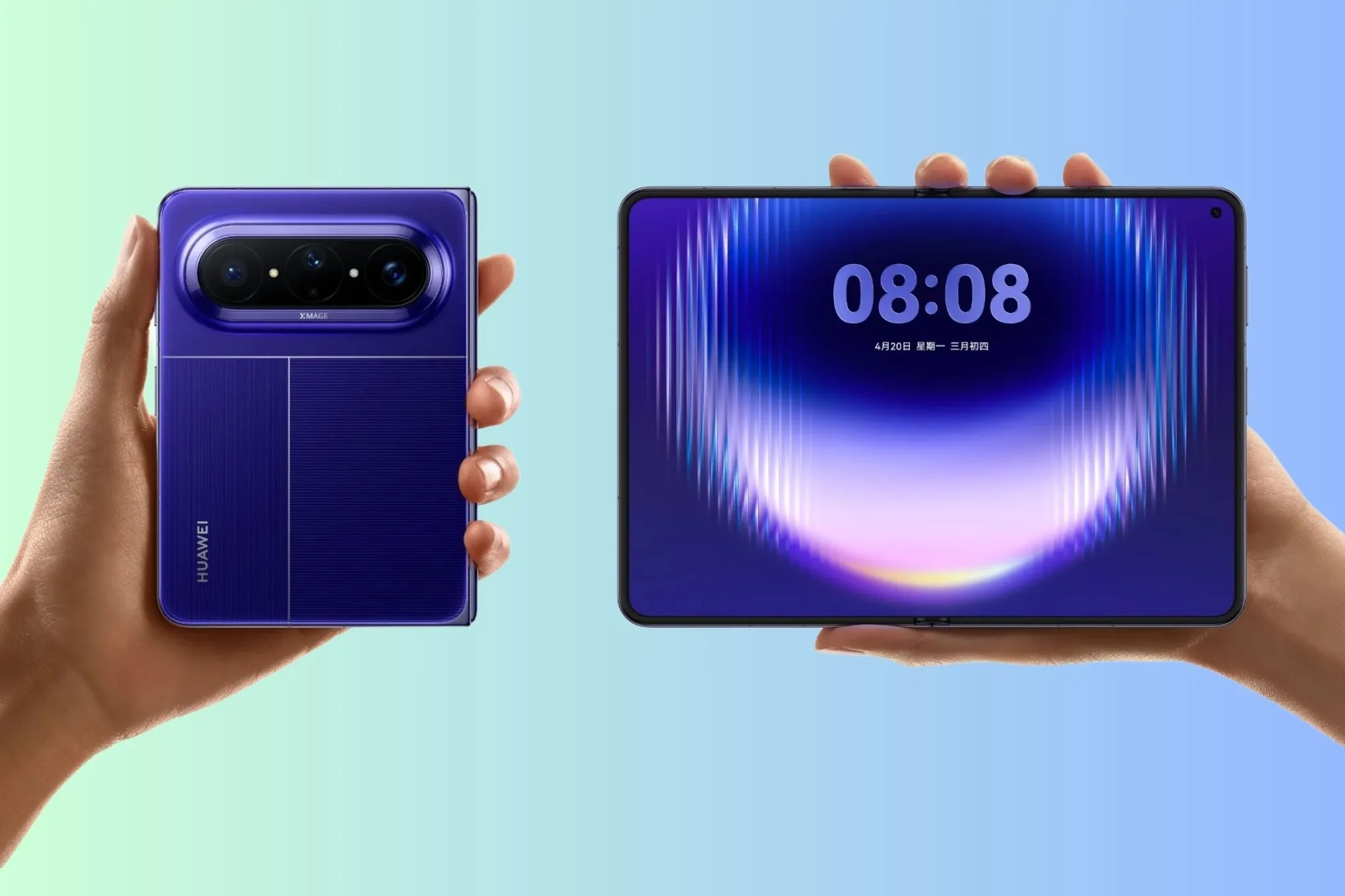 Huawei Pura X Max hero
