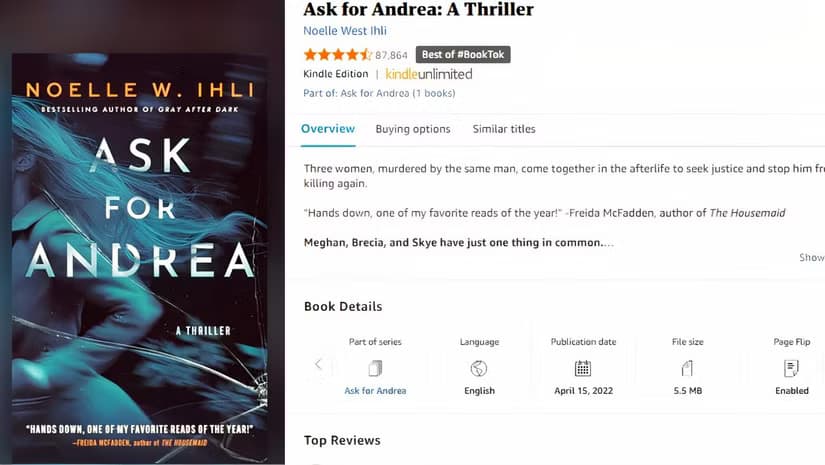 The cover of Ask for Andrea