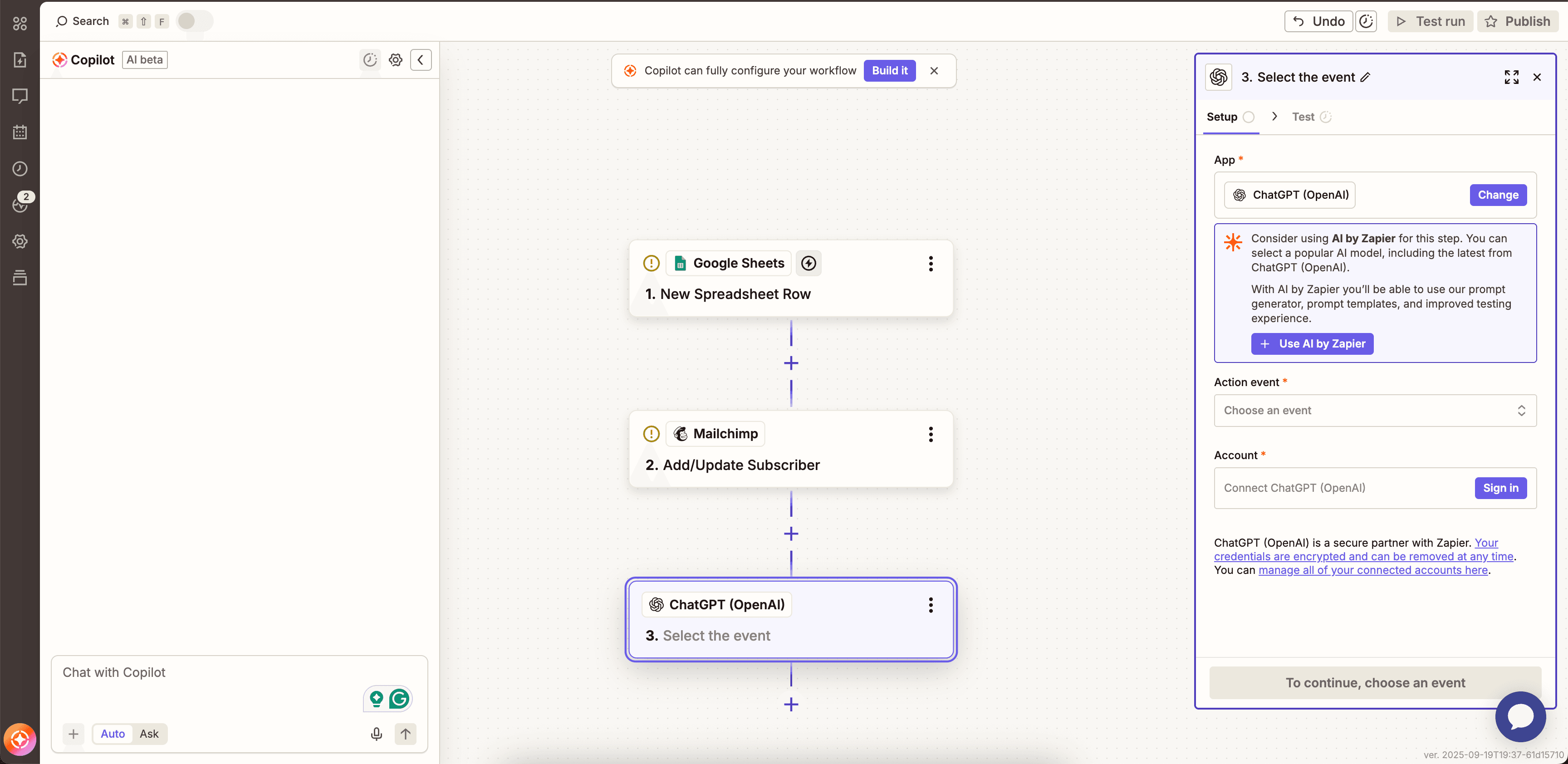 Zapier, our pick for the best Celigo alternative for AI orchestration