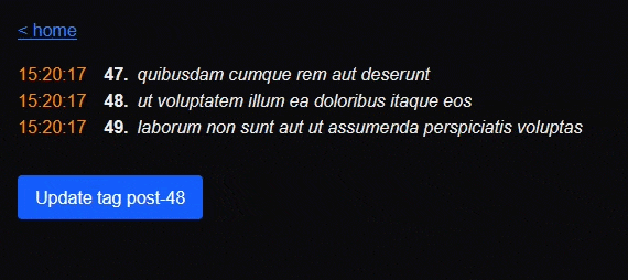updateTag in action