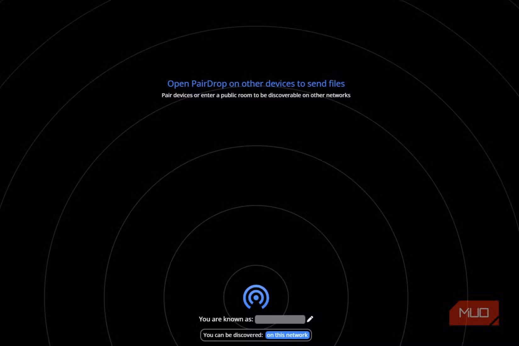 PairDrop Web Page