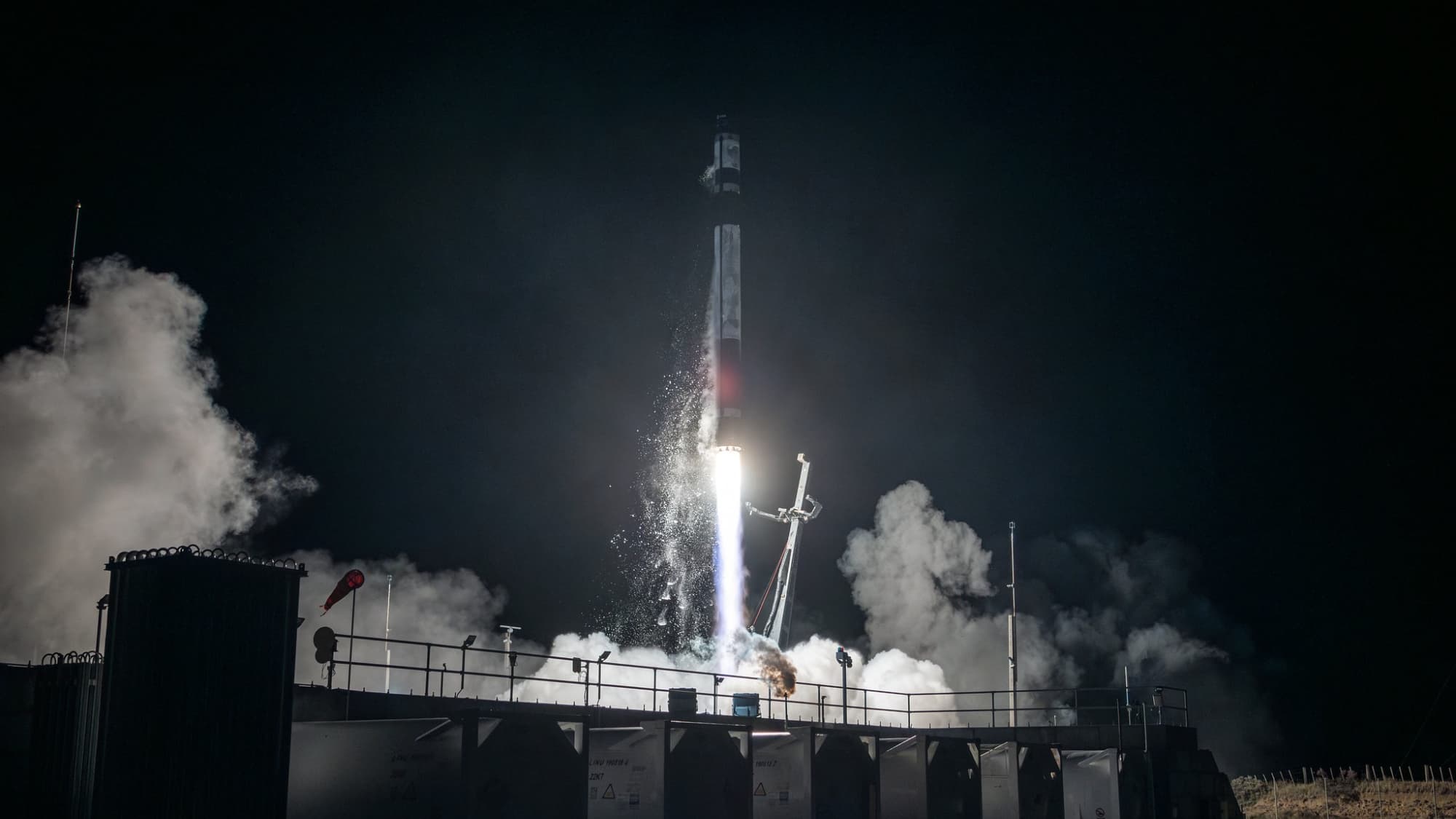 A Rocket Lab Electron rocket launches the “Daughter of the Stars” mission for the European Space Agency on March 28, 2026.