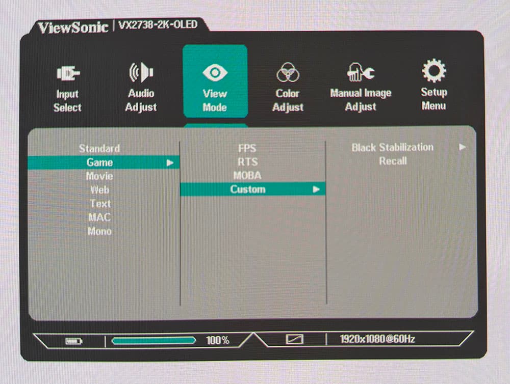 ViewSonic VX2738-2K OLED