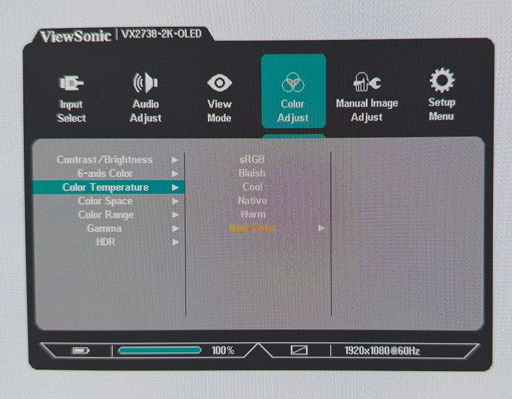 ViewSonic VX2738-2K OLED