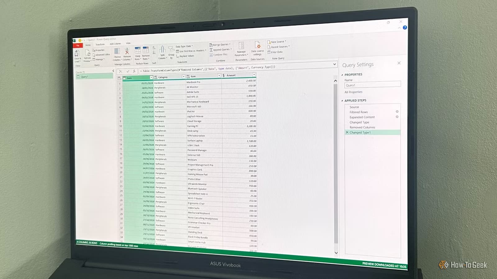 Power Query fixes messy CSV files in Excel automatically