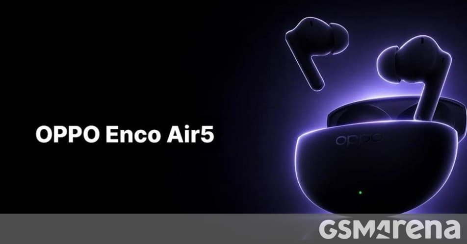 Oppo Enco Air5 teased in India with ANC and 54-hour battery