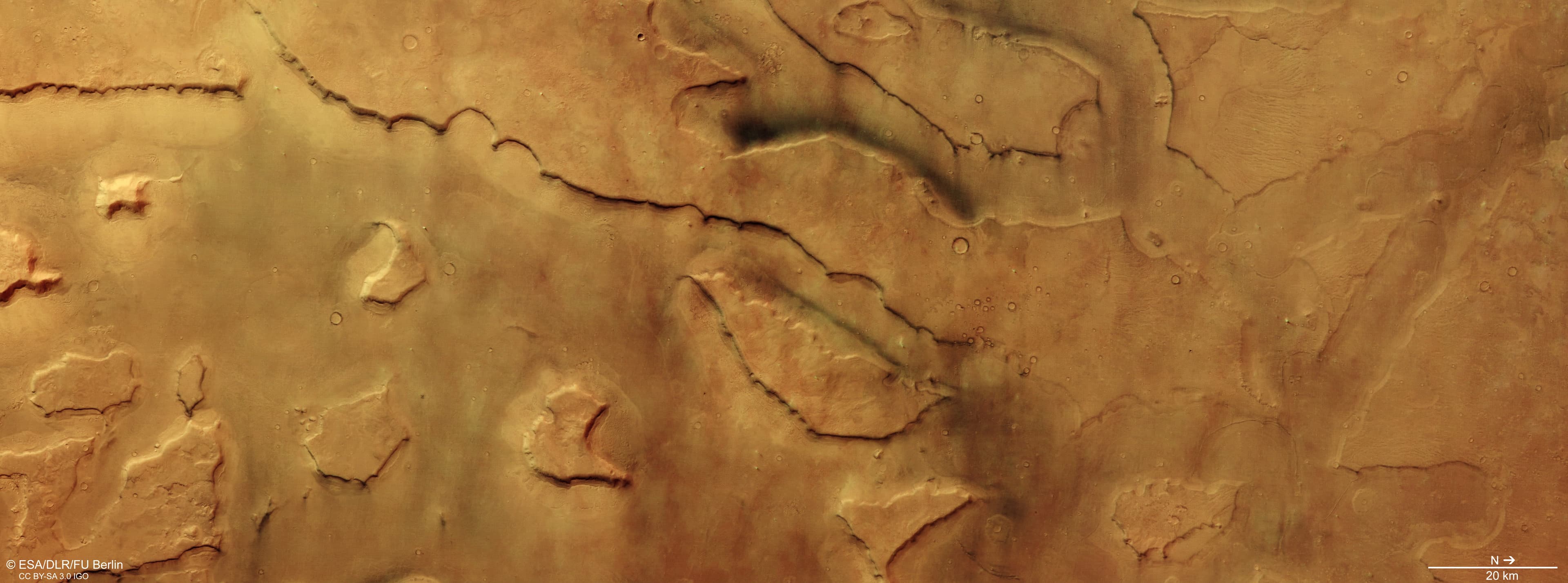 A full view of the new image of Mars.