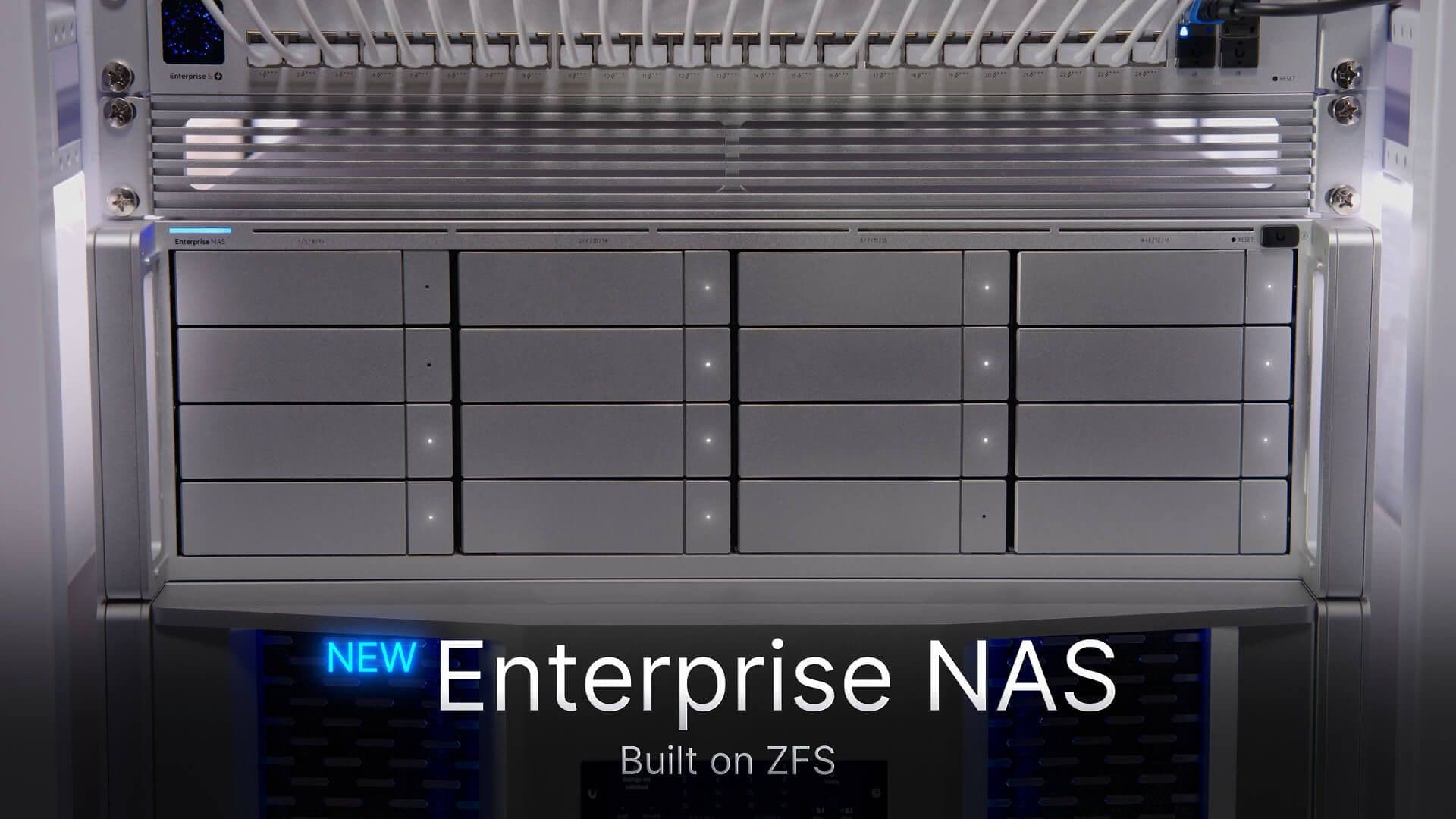 Ubiquiti تطلق ENAS: وحدة تخزين مؤسسي بنظام ZFS دون رسوم ترخيص