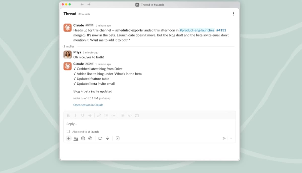 Claude Tag: مساعد ذكاء اصطناعي دائم الحضور داخل Slack من Anthropic