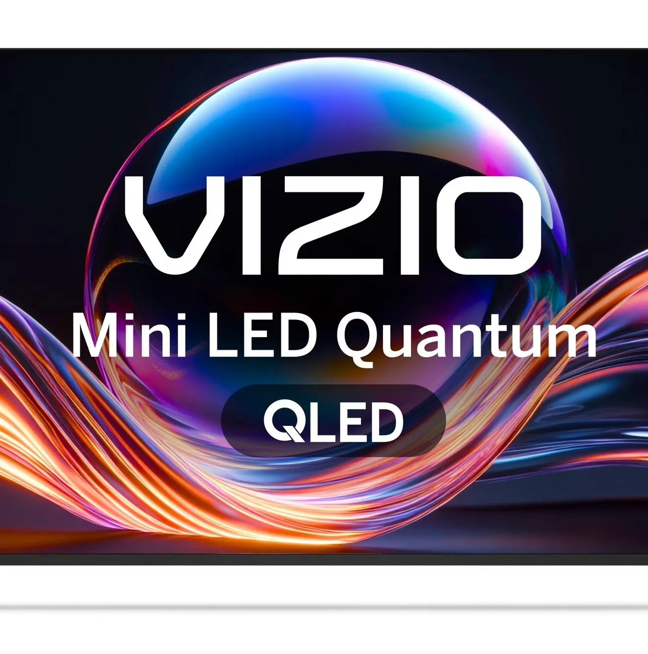 The Vizio Mini-LED Quantum TV on a white background.