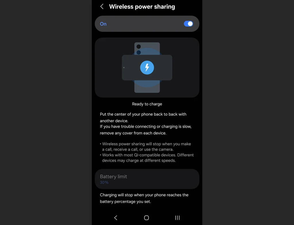 شاشة سجل الإشعارات في واجهة One UI تعرض قائمة بالتنبيهات السابقة