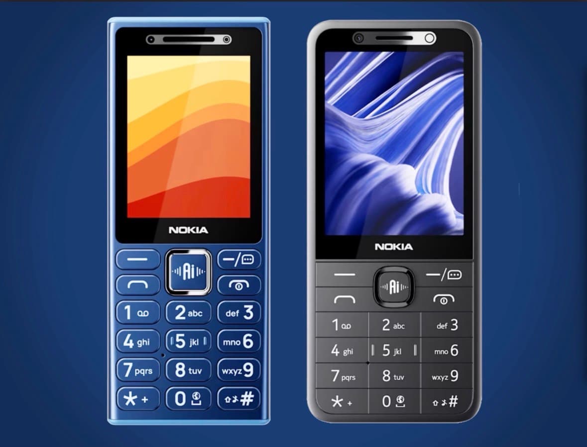 هواتف Nokia الجديدة 2025: زر ذكاء اصطناعي في أربعة طرازات كلاسيكية