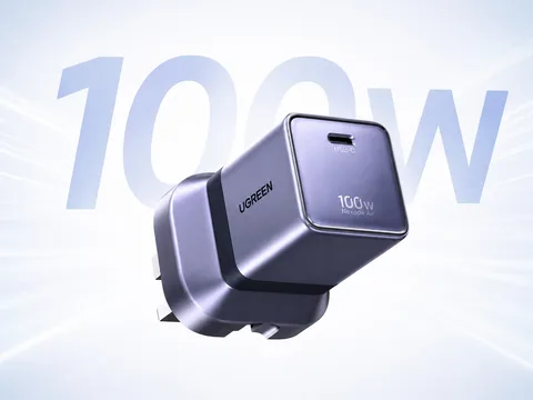 شاحن Ugreen Nexode Air 100W: أصغر حجماً بنسبة 74% من شاحن Apple الأصلي