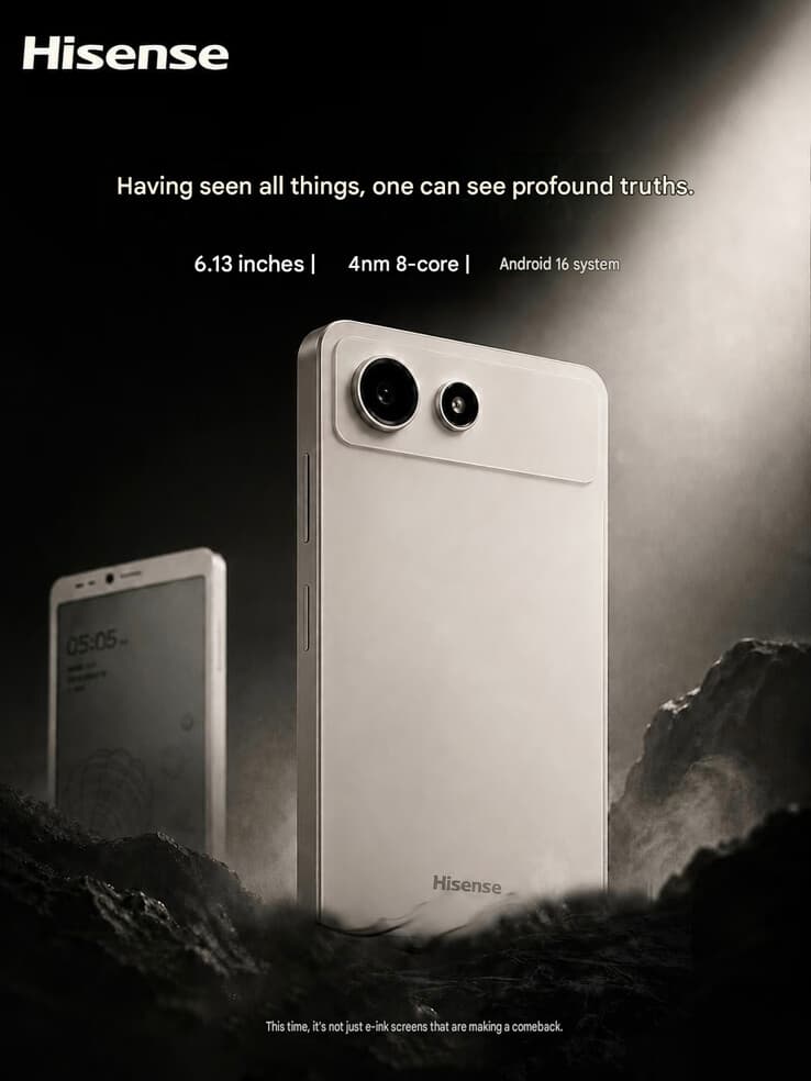 هاتف Hisense A10 بشاشة e-ink وشاشة ثانوية مغناطيسية قابلة للفصل: كل ما نعرفه