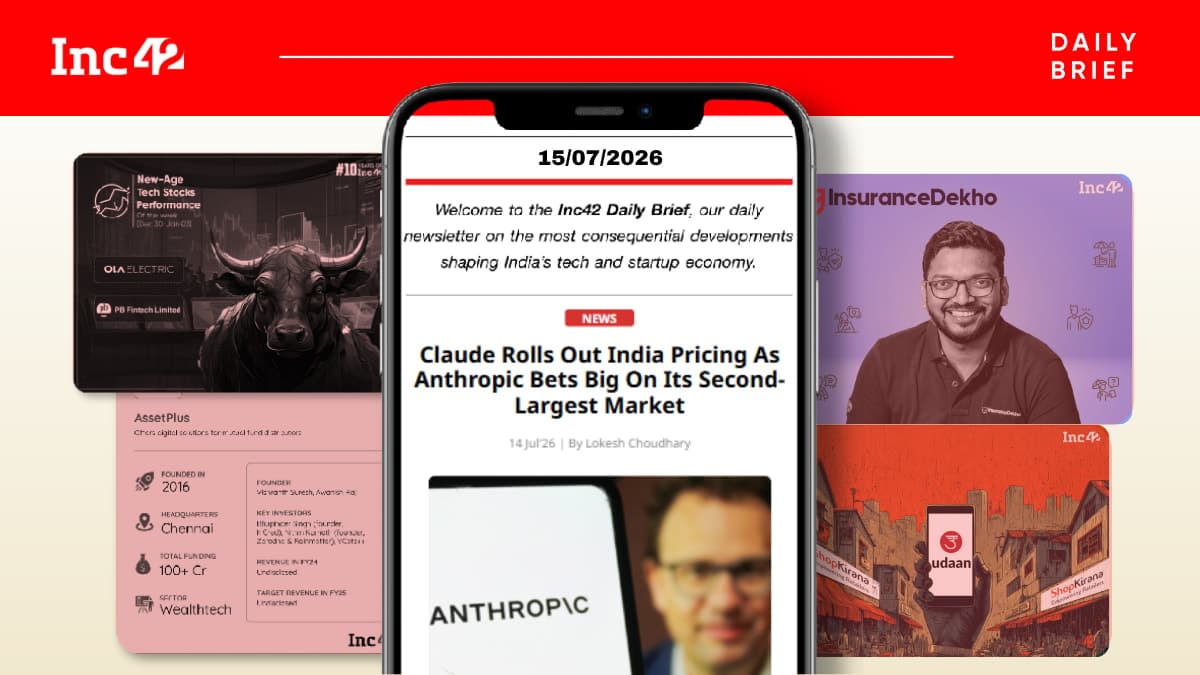 Anthropic تطلق أسعار Claude بالروبية الهندية وInsuranceDekho تستعد لطرح عام بـ9,500 كرور