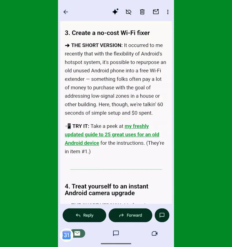 شاشة إعدادات صلاحيات أندرويد تُظهر خدمات إمكانية الوصول