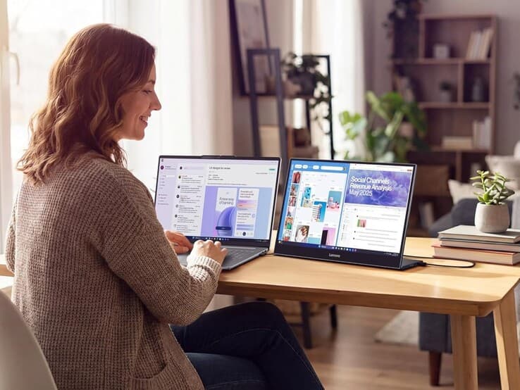 شاشة Lenovo L16 المحمولة: 16 إنش بسُمك 7 ملم وسعر 199 دولاراً